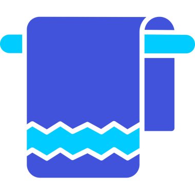 havlu ikonu vektör illüstrasyonu