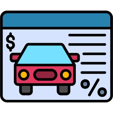 araba sigortası simgesi