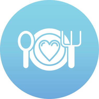 Gıda simgesinin vektör illüstrasyonu