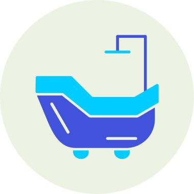 El arabası. Web simgesi basit illüstrasyon