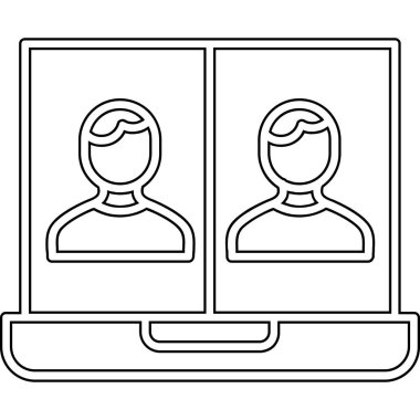 İş toplantısı vektör simgesi