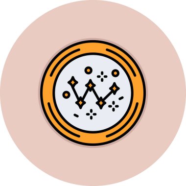 Bir madeni paranın vektör illüstrasyonu