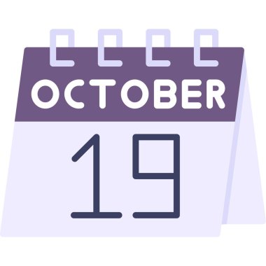 19 Ekim ikonlu takvim