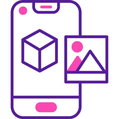 - Telefon. Web simgesi basit illüstrasyon