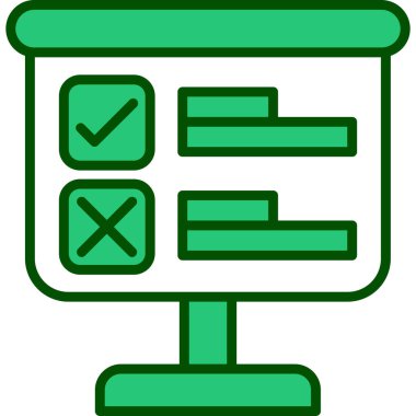 Bir işaretin vektör illüstrasyonu