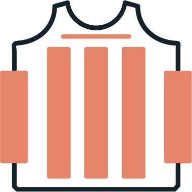 Çöp kutusu simgesi. İnce çizgi illüstrasyonu, vektör illüstrasyonu web tasarımında izole edildi,