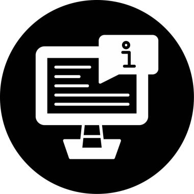 Belge. Web simgesi basit illüstrasyon