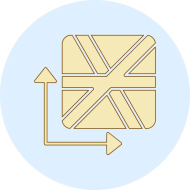 ok yönü simgesi doldurulmuş - taslak biçimi