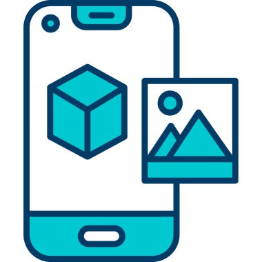 Cep telefonu. Basit resimleme