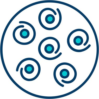 vizyon. Web simgesi basit illüstrasyon