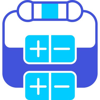 tıp web simgesi, basit vektör illüstrasyonu