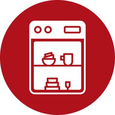 Vektör kahve makinesi simgesi