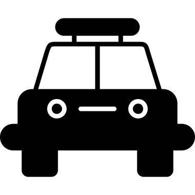 araba simgesi vektör illüstrasyonu