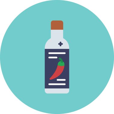 Chili Pepper Düz Vektör Simgesi