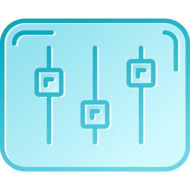 Devre simgesi. Web için devre vektör illüstrasyonunun düz çizimi