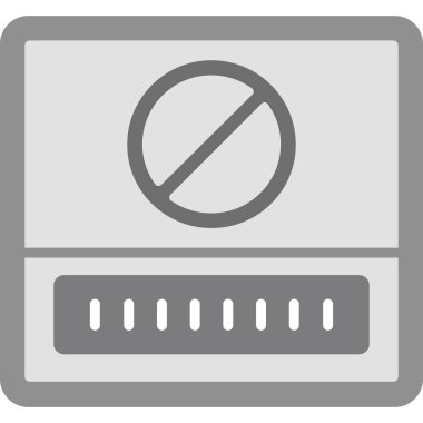 Kredi kartı düz kare vektör simgesi