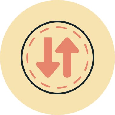 ok simgesi vektör illüstrasyonu