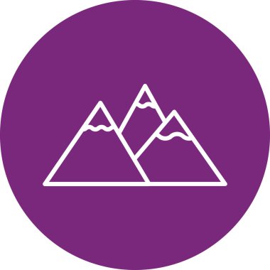 dağ ikonu vektör illüstrasyonu