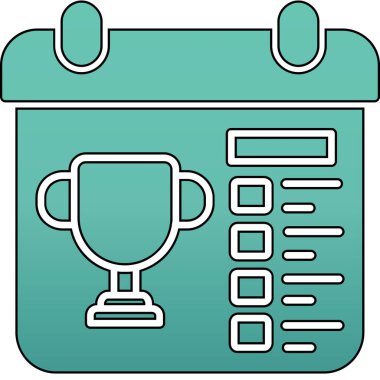 kupa simgesi, vektör illüstrasyon tasarımı