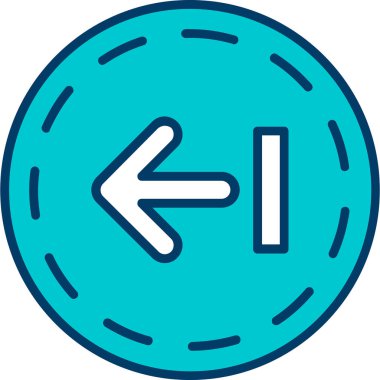 Ok. Web simgesi basit illüstrasyon