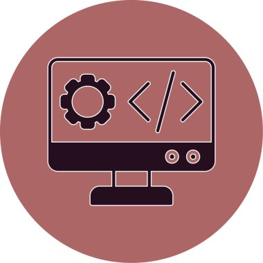 Web tasarım simgesi, vektör illüstrasyonu