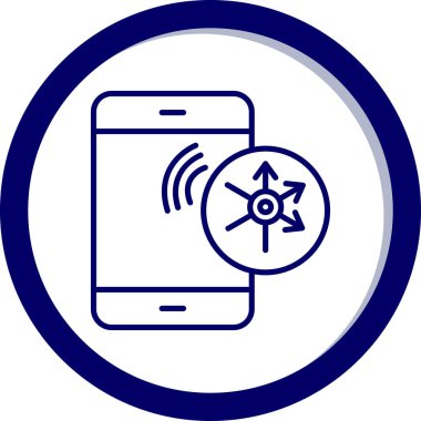 Seo simgesinin vektör illüstrasyonu