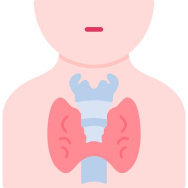 İnsan organ ikonu. vektör illüstrasyonu