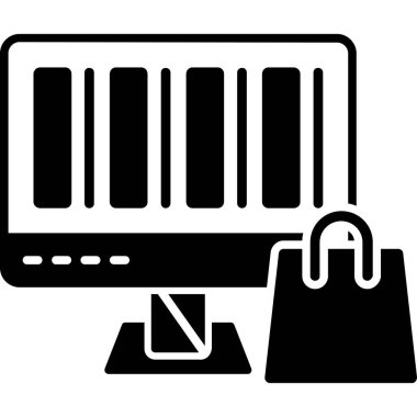 Bilgisayar klavye simgesini, vektör çizim