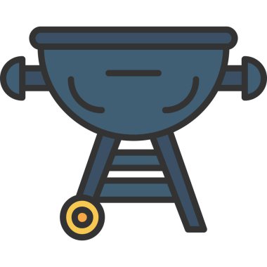 Izgara ağ simgesi, vektör illüstrasyonu