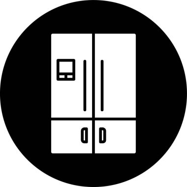 Bir kapı simgesinin vektör illüstrasyonu