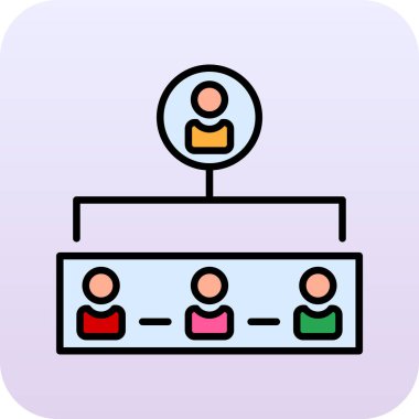 Konferans. Web simgesi basit illüstrasyon