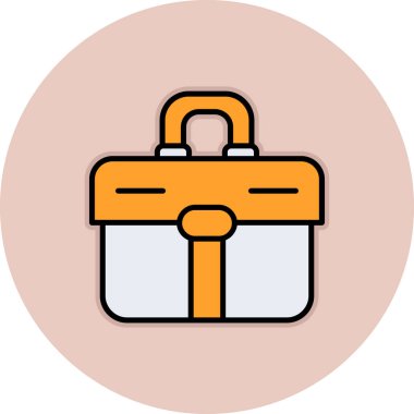 Çanta. Web simgesi basit tasarım