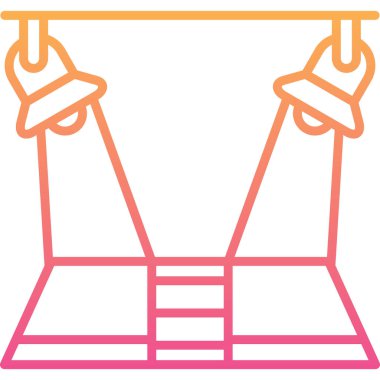 Vinç. Web simgesi basit illüstrasyon