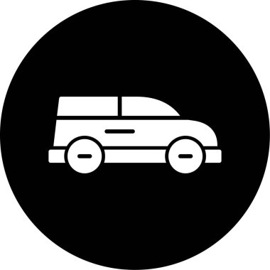 Bir arabanın vektör illüstrasyonu