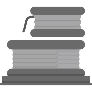 Kitap simgesi, düz stil yığını