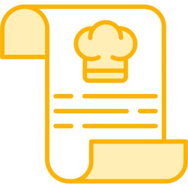 Menü. Web simgesi basit illüstrasyon