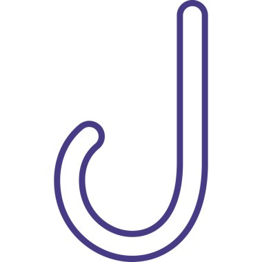 Kanca. Web simgesi basit illüstrasyon