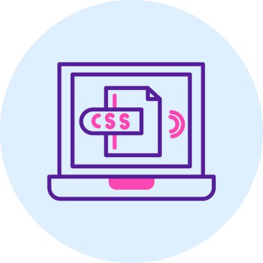 Web simgesi vektör illüstrasyonu