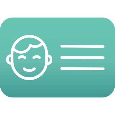 Çocuk simge vektör çizim