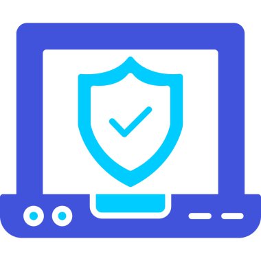 Bilgisayar. Web simgesi basit illüstrasyon