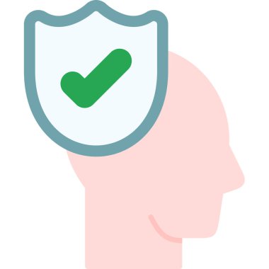 Simge, vektör illüstrasyonunu kontrol et