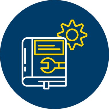 Bilgisayar ekranı. Web simgesi basit illüstrasyon