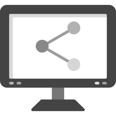 bilgisayar simgesi vektör illüstrasyonu