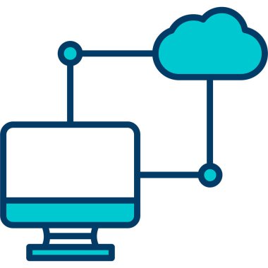 Internet ağ vektör simgesi