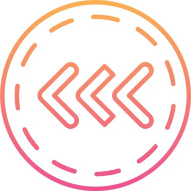 ok simgesi vektör illüstrasyonu