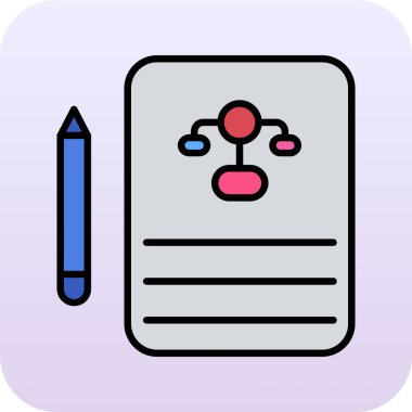 Pano web simgesi basit tasarım