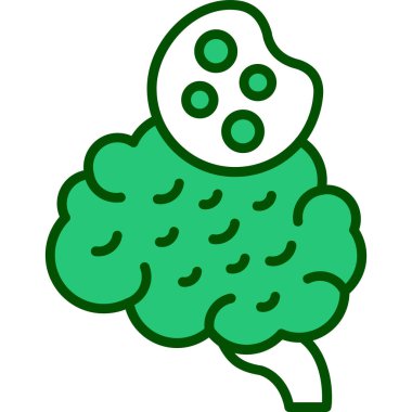 brokoli simgesi vektör çizimi
