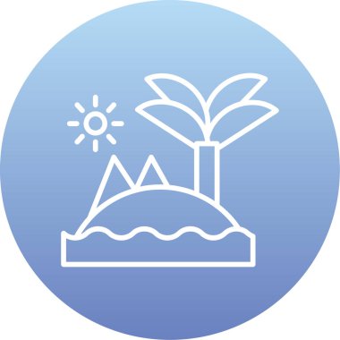 Vektör Ağacı Simgesi illüstrasyonu