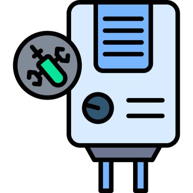 dosya hatları biçiminde araba tamir servisi simgesi