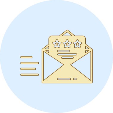 zarf simgesi vektör illüstrasyonu